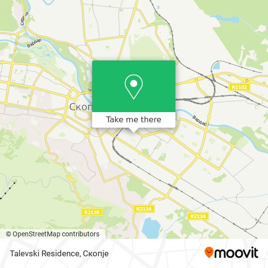 Talevski Residence map