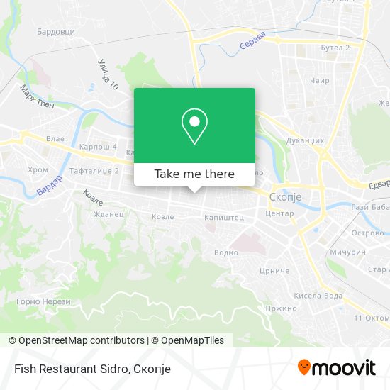 Fish Restaurant Sidro map
