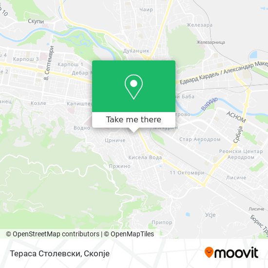 Тераса Столевски map