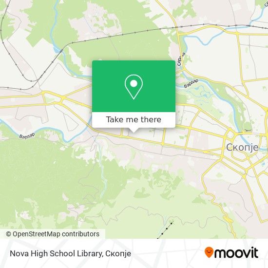 Nova High School Library map