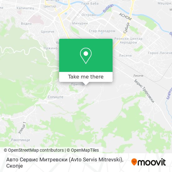 Авто Сервис Митревски (Avto Servis Mitrevski) map