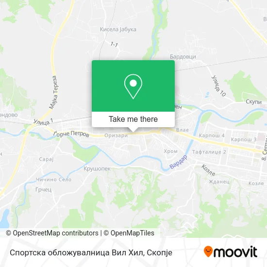 Спортска обложувалница Вил Хил map