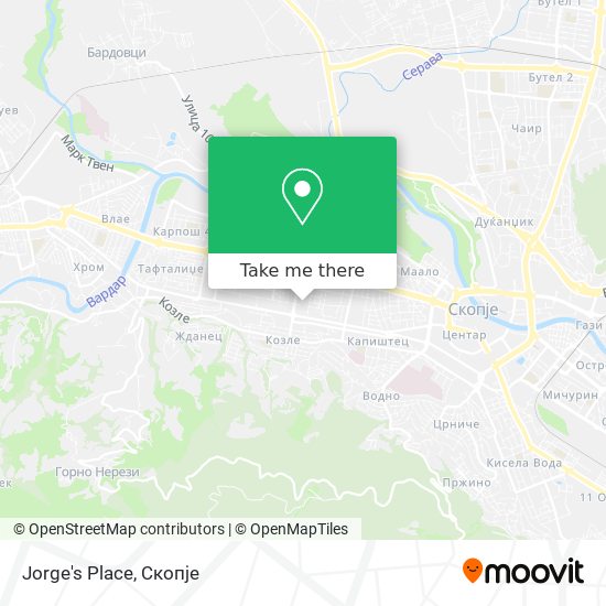 Jorge's Place map