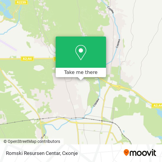 Romski Resursen Centar mapa