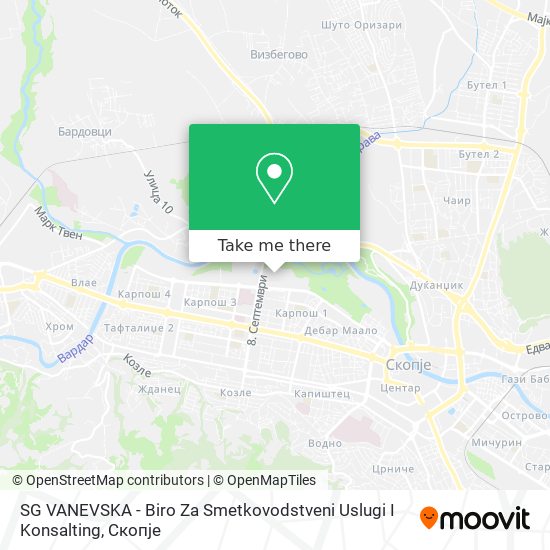 SG VANEVSKA - Biro Za Smetkovodstveni Uslugi I Konsalting map