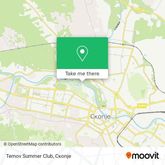 Temov Summer Club map