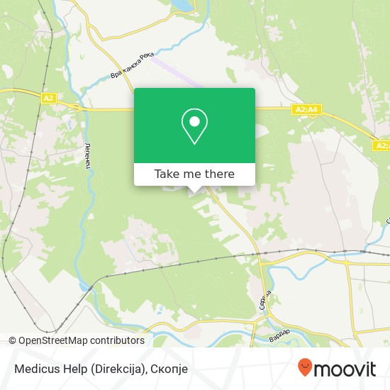 Medicus Help (Direkcija) map