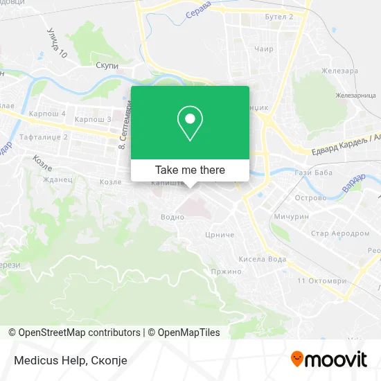 Medicus Help map