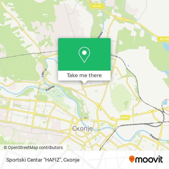 Sportski Centar "HAFIZ" map