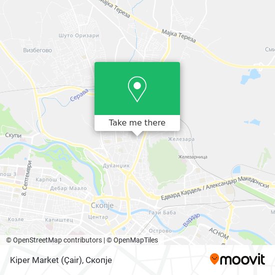 Kiper Market (Çair) mapa