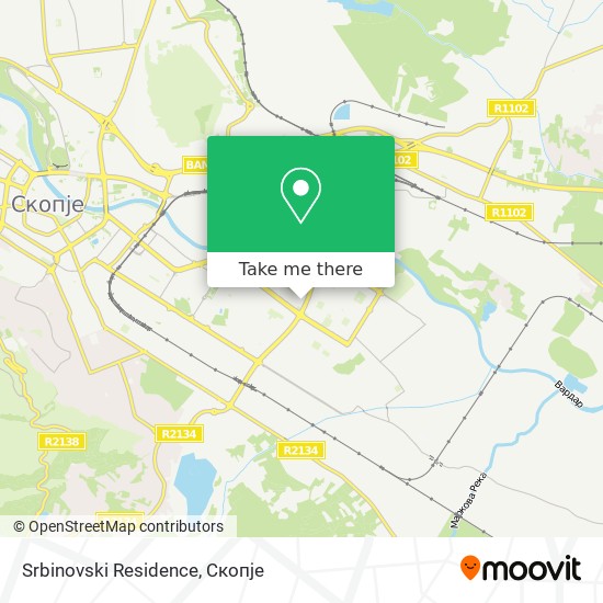 Srbinovski Residence map