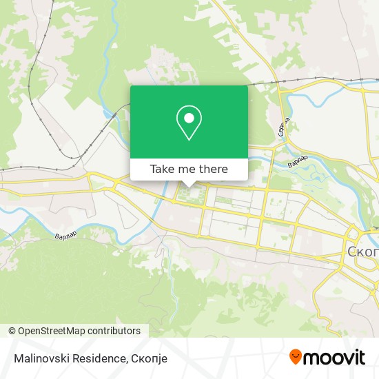 Malinovski Residence map