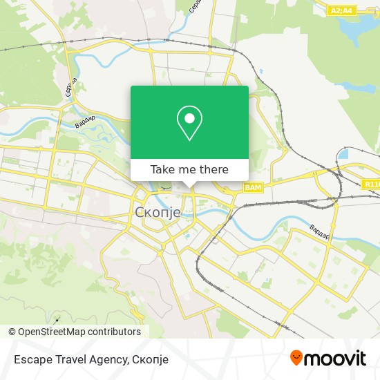 Escape Travel Agency mapa