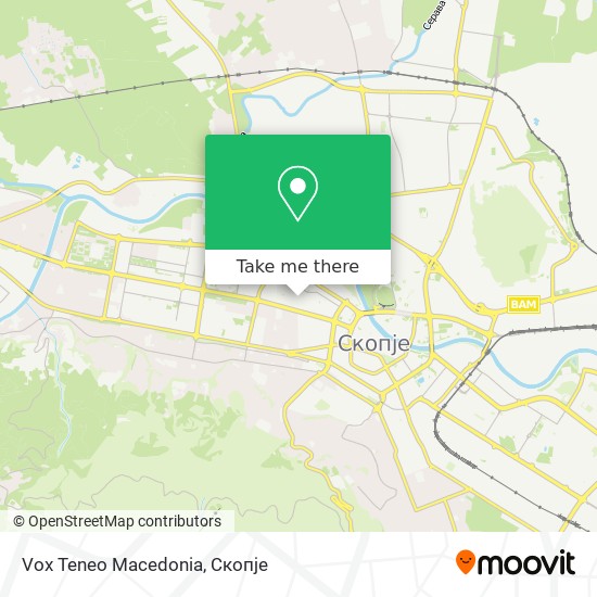 Vox Teneo Macedonia mapa