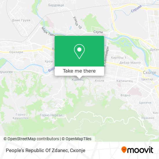 People's Republic Of Zdanec map