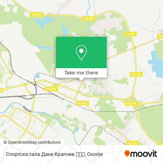 Спортска сала Дане Крапчев ⚽️🏐🏀 map