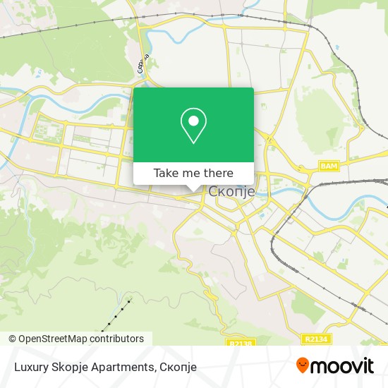 Luxury Skopje Apartments map