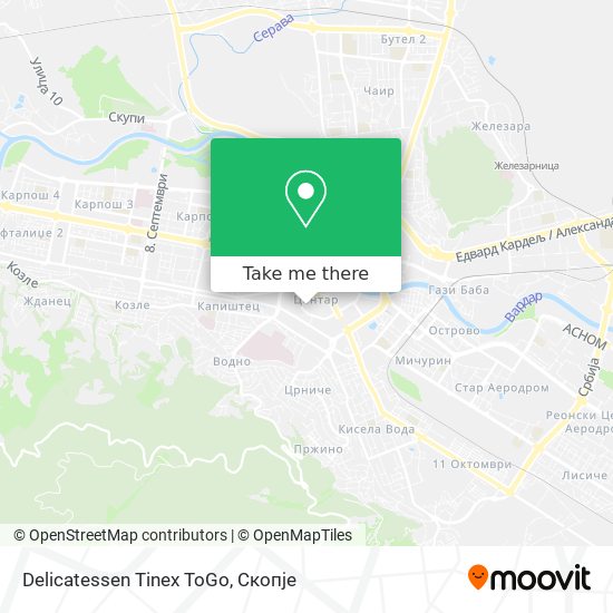 Delicatessen Tinex ToGo map