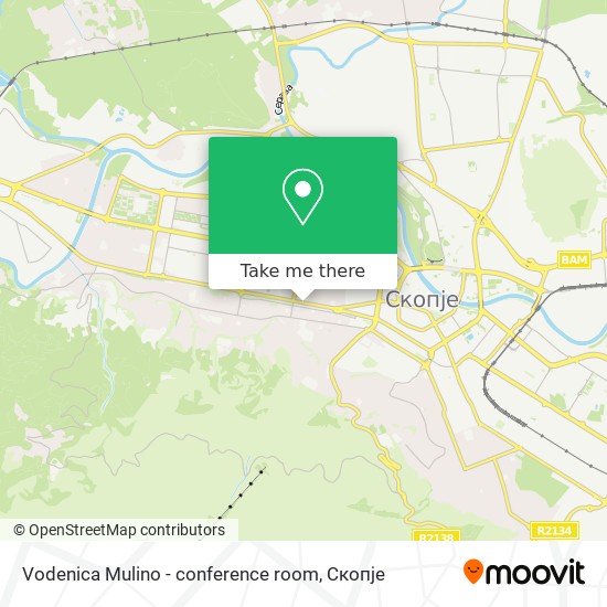 Vodenica Mulino - conference room map
