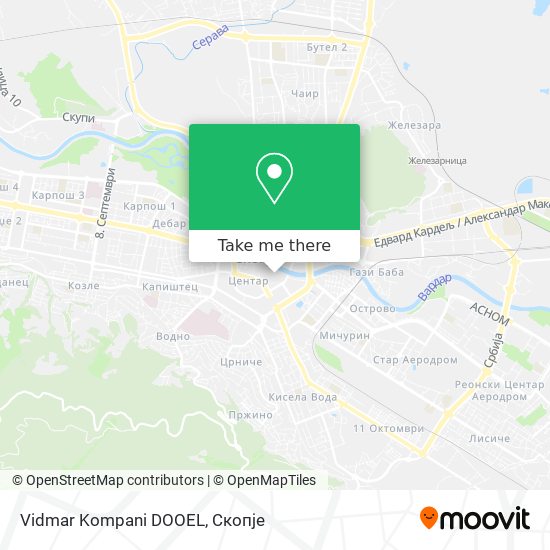 Vidmar Kompani DOOEL map