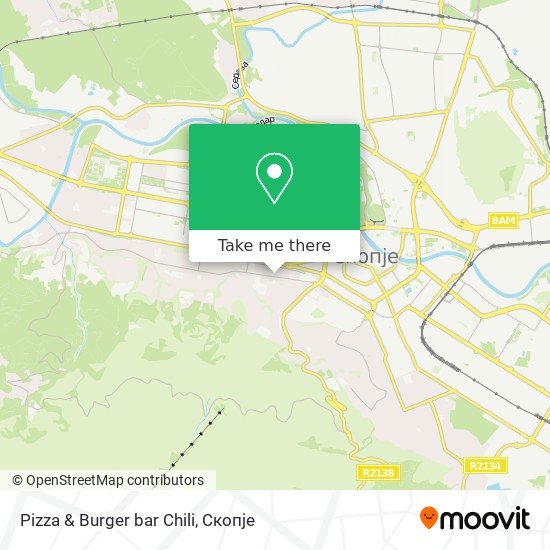 Pizza & Burger bar Chili map