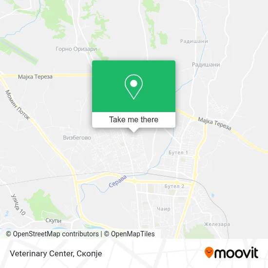 Veterinary Center map