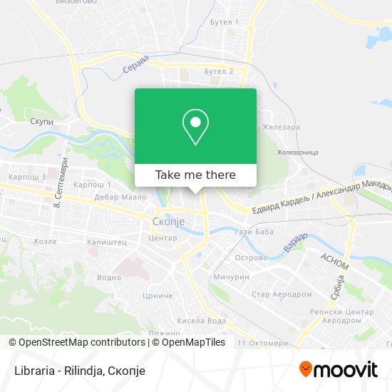 Libraria - Rilindja map