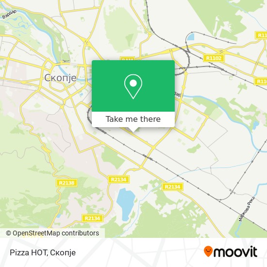 Pizza HOT map