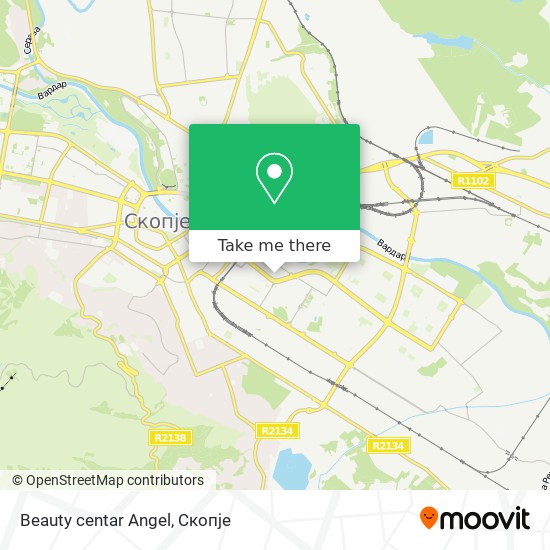 Beauty centar Angel mapa