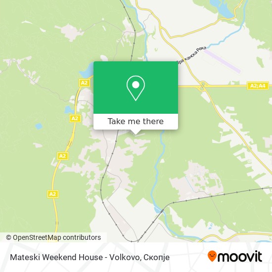 Mateski Weekend House - Volkovo map