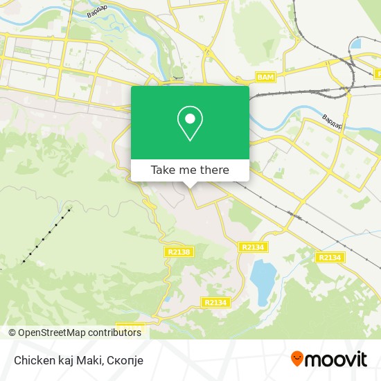 Chicken kaj Maki mapa