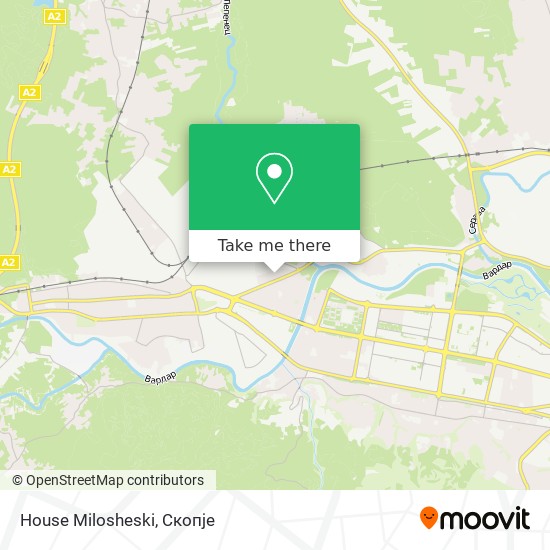 House Milosheski map