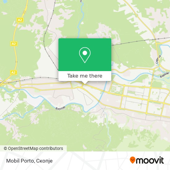 Mobil Porto map