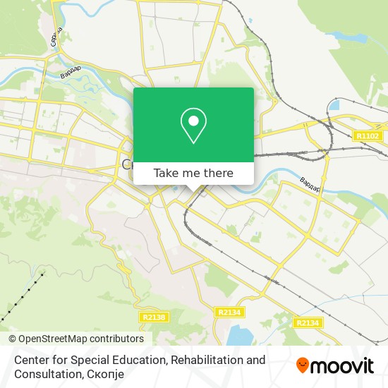 Center for Special Education, Rehabilitation and Consultation mapa