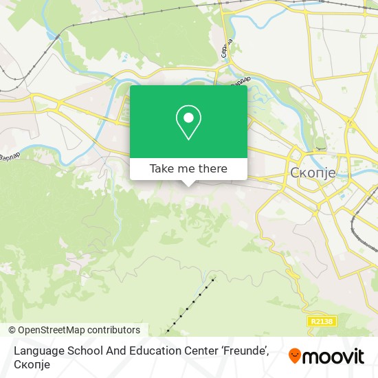 Language School And Education Center ‘Freunde’ mapa