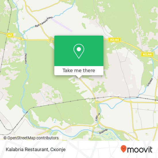 Kalabria Restaurant map