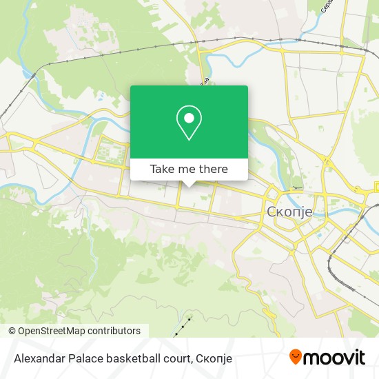 Alexandar Palace basketball court map