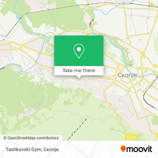 Tashkovski Gym mapa