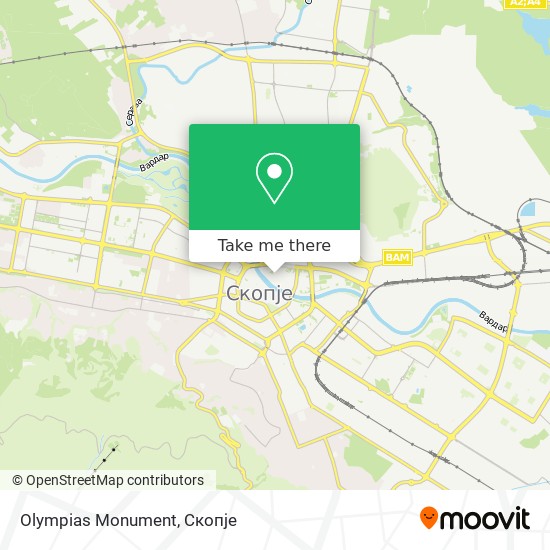 Olympias Monument mapa