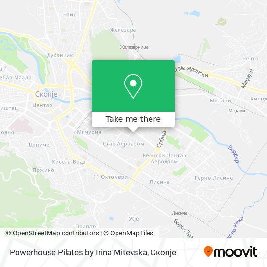 Powerhouse Pilates by Irina Mitevska map