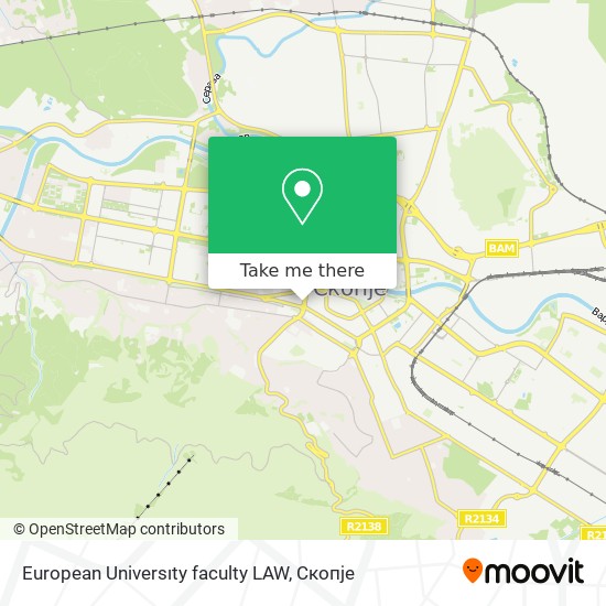 European Universıty faculty LAW map