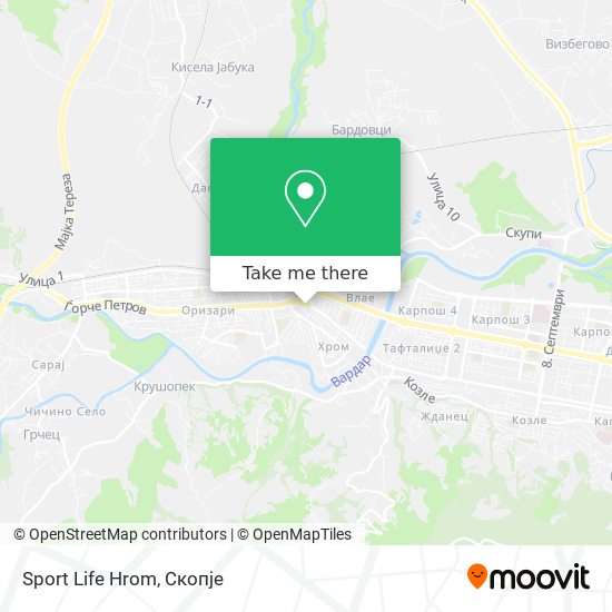 Sport Life Hrom mapa