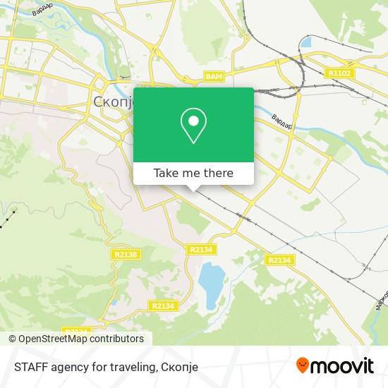 STAFF agency for traveling map