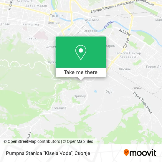 Pumpna Stanica "Kisela Voda" map