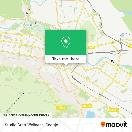 Studio Start Wellness map