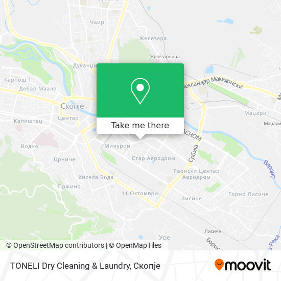 TONELI Dry Cleaning & Laundry map