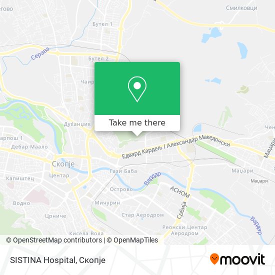 SISTINA Hospital map
