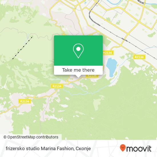 frizersko studio Marina Fashion mapa