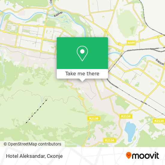 Hotel Aleksandar map