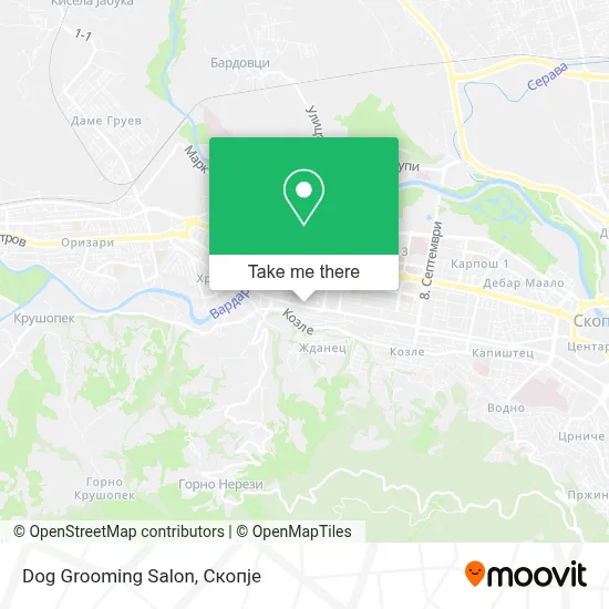 Dog Grooming Salon map